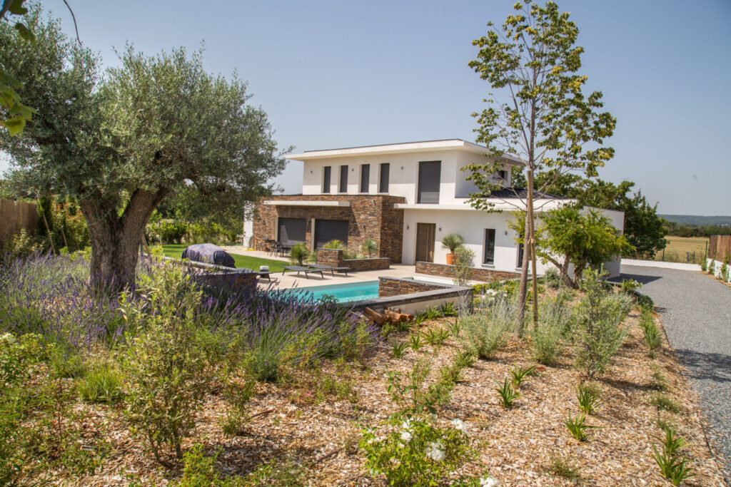 jardin provençal paysagiste Aix en Provence pierre aussourd