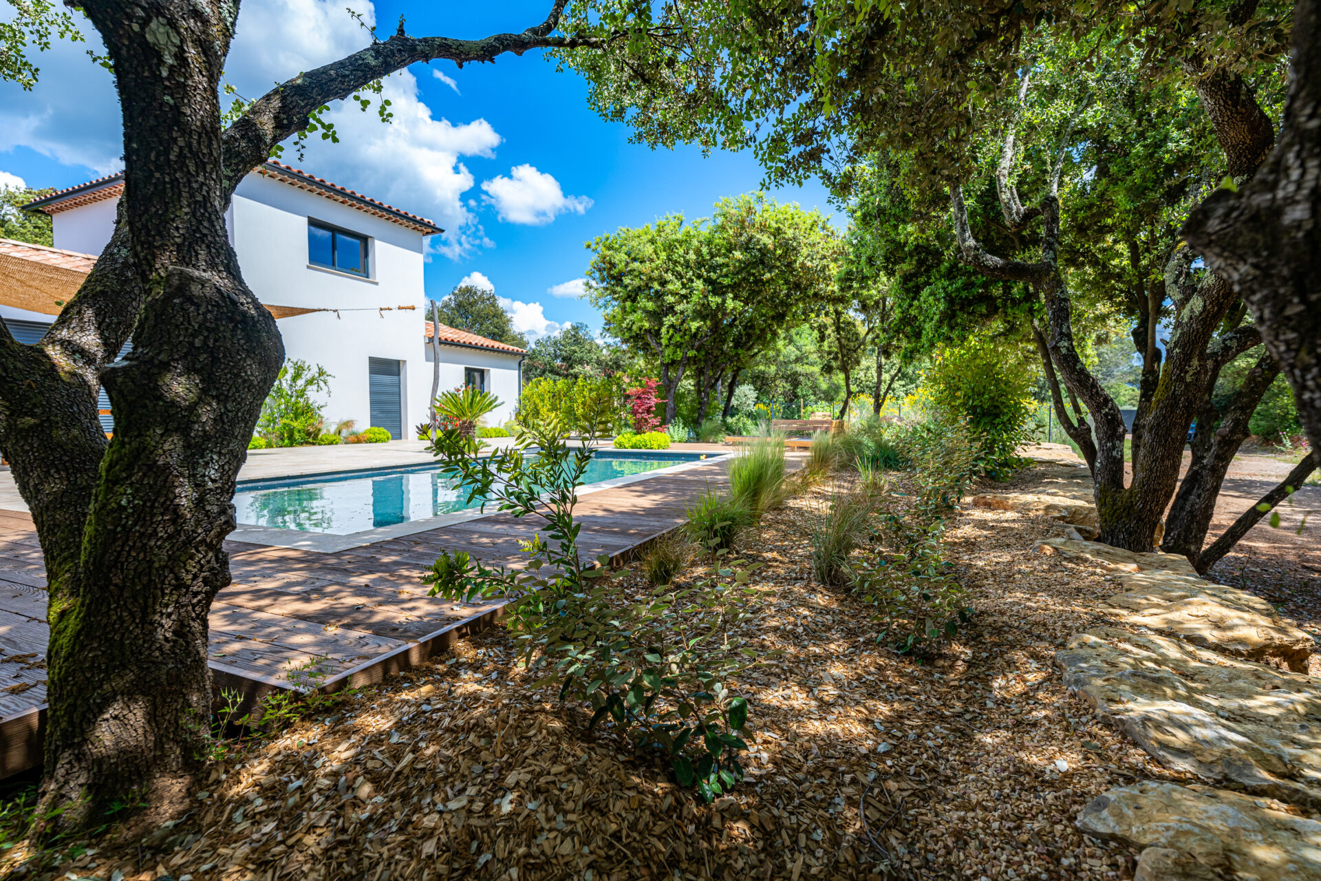 Création d'un jardin à Saint-Maximin-la-Sainte-Baume - Paysagiste Var 83 - Pierre Aussourd