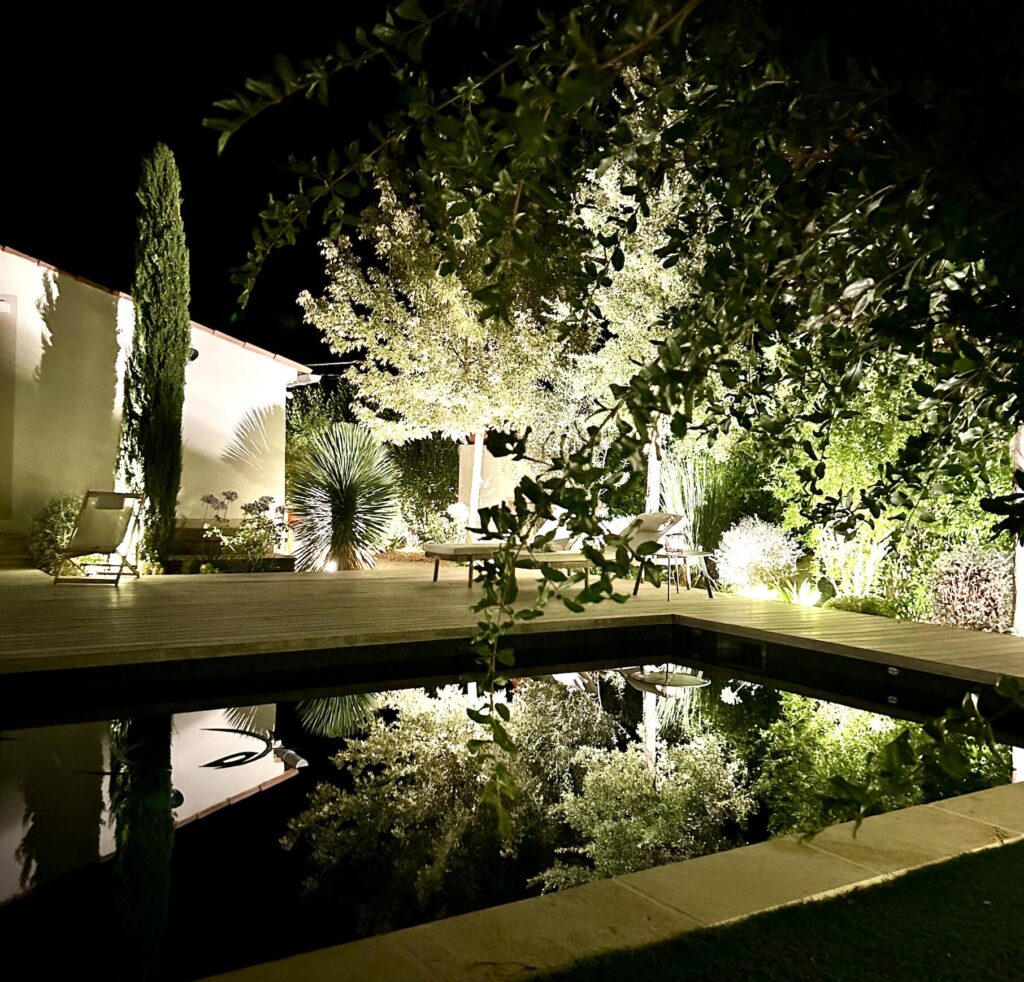 Eclairage extérieur jardin - Paysagiste Var - Pierre Aussourd